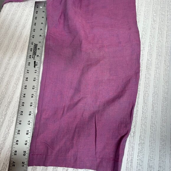 Nino Wong Womens Tank Top & Pants Outfit Set Purple Lagenlook Canvas Lightweight - Picture 9 of 15